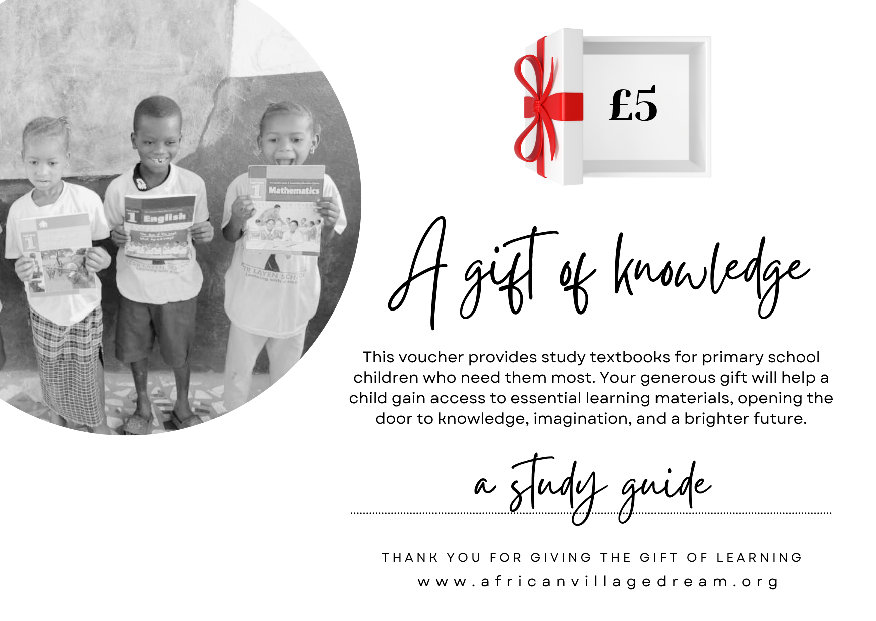 A Study Guide Gift Voucher