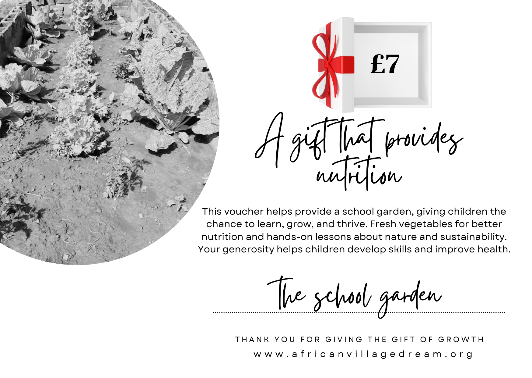 The School Garden Gift Voucher