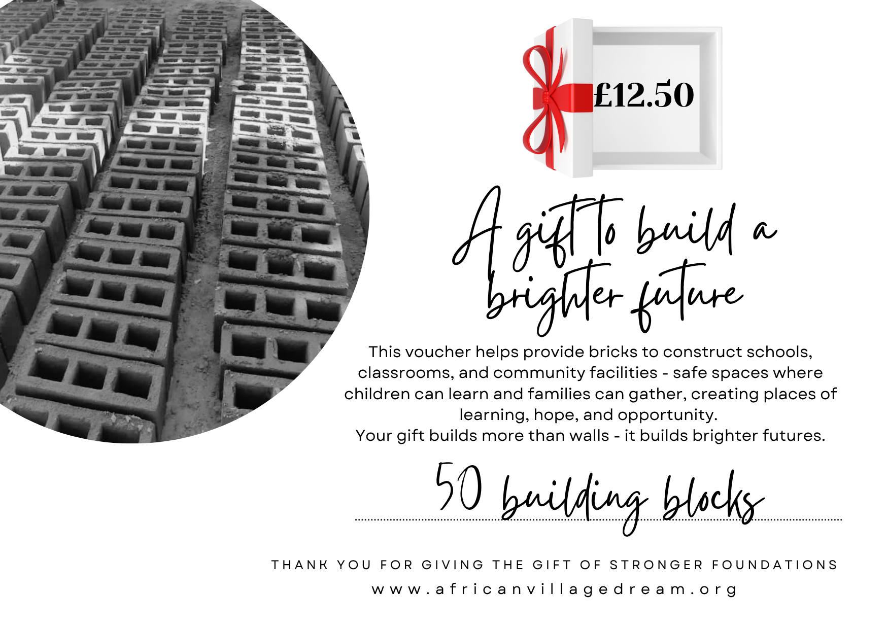 50 Building Blocks Gift Voucher