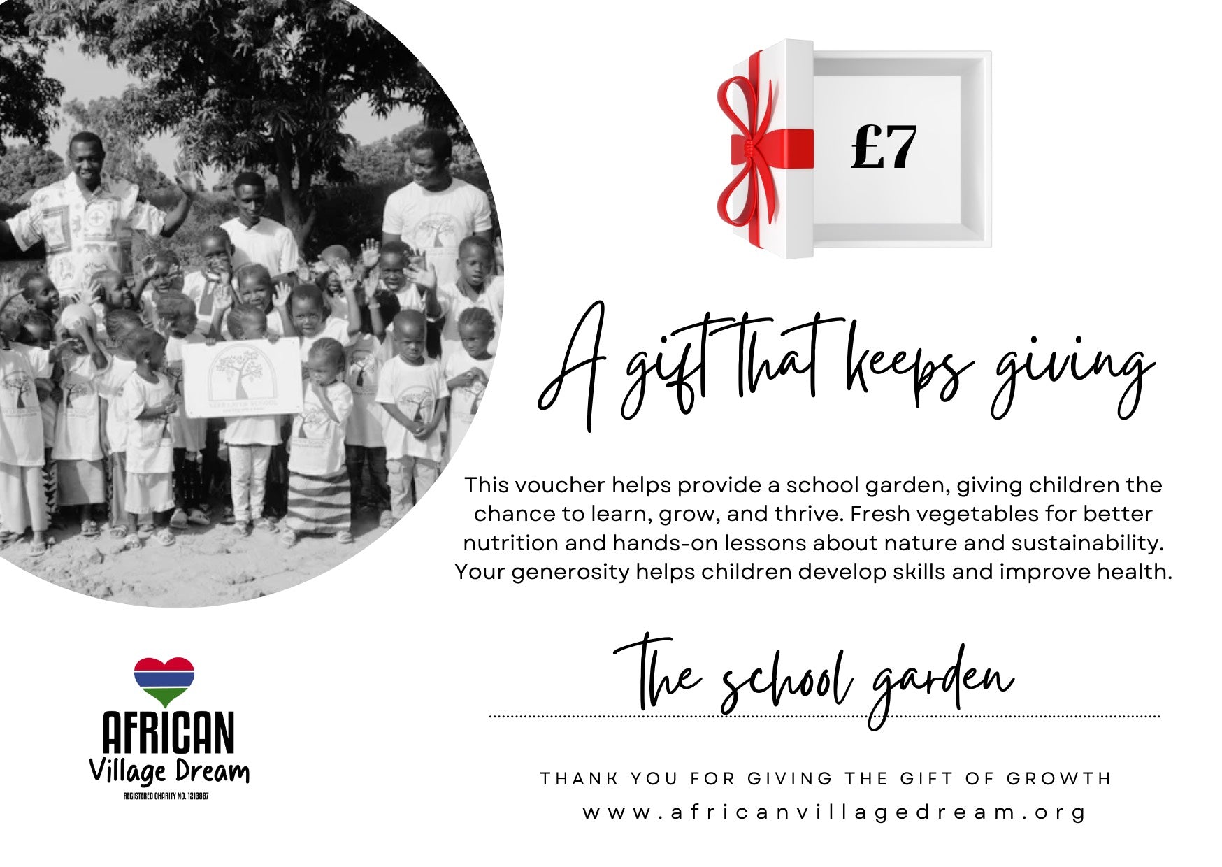 The School Garden Gift Voucher