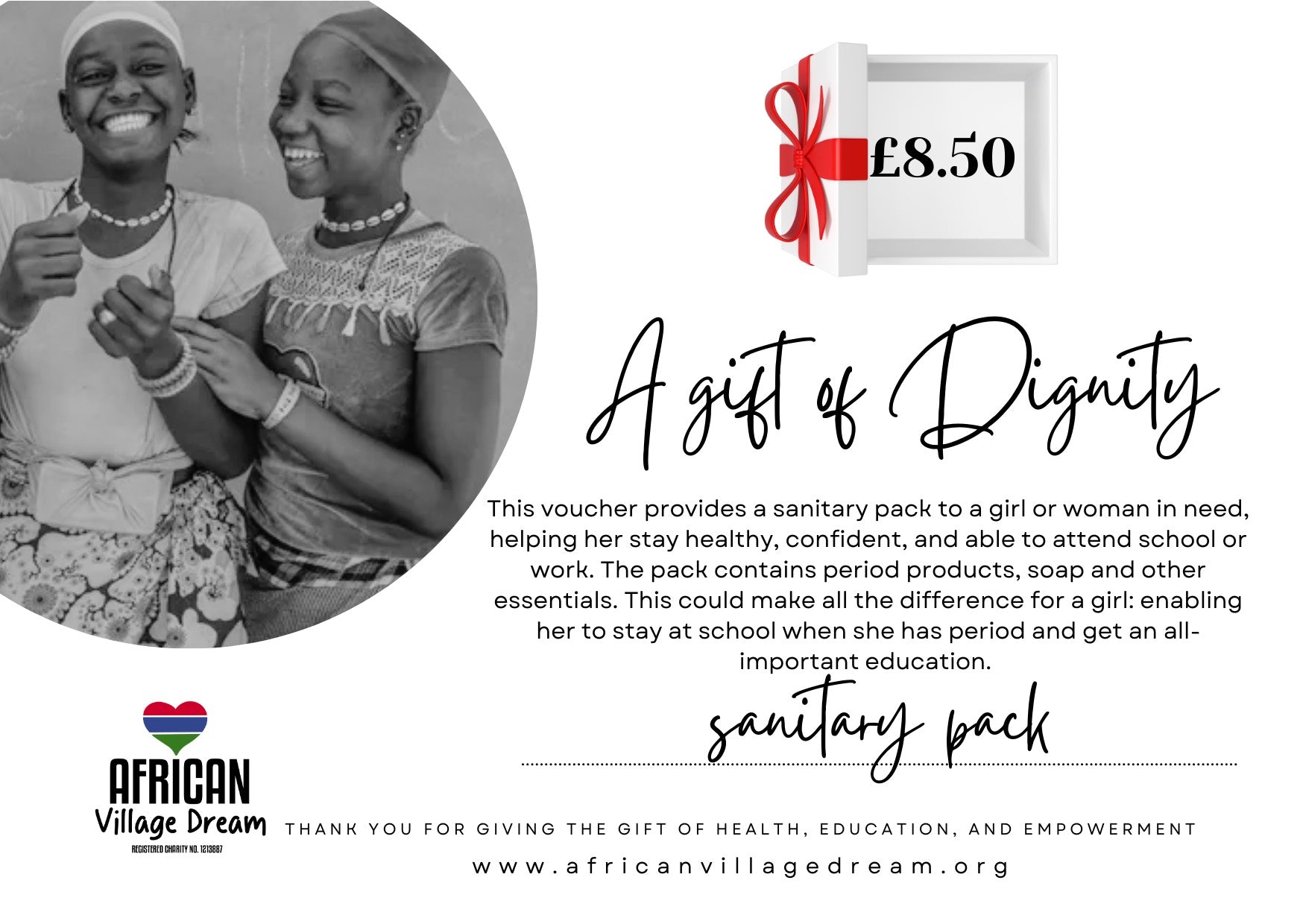 Sanitary Pack Gift Voucher