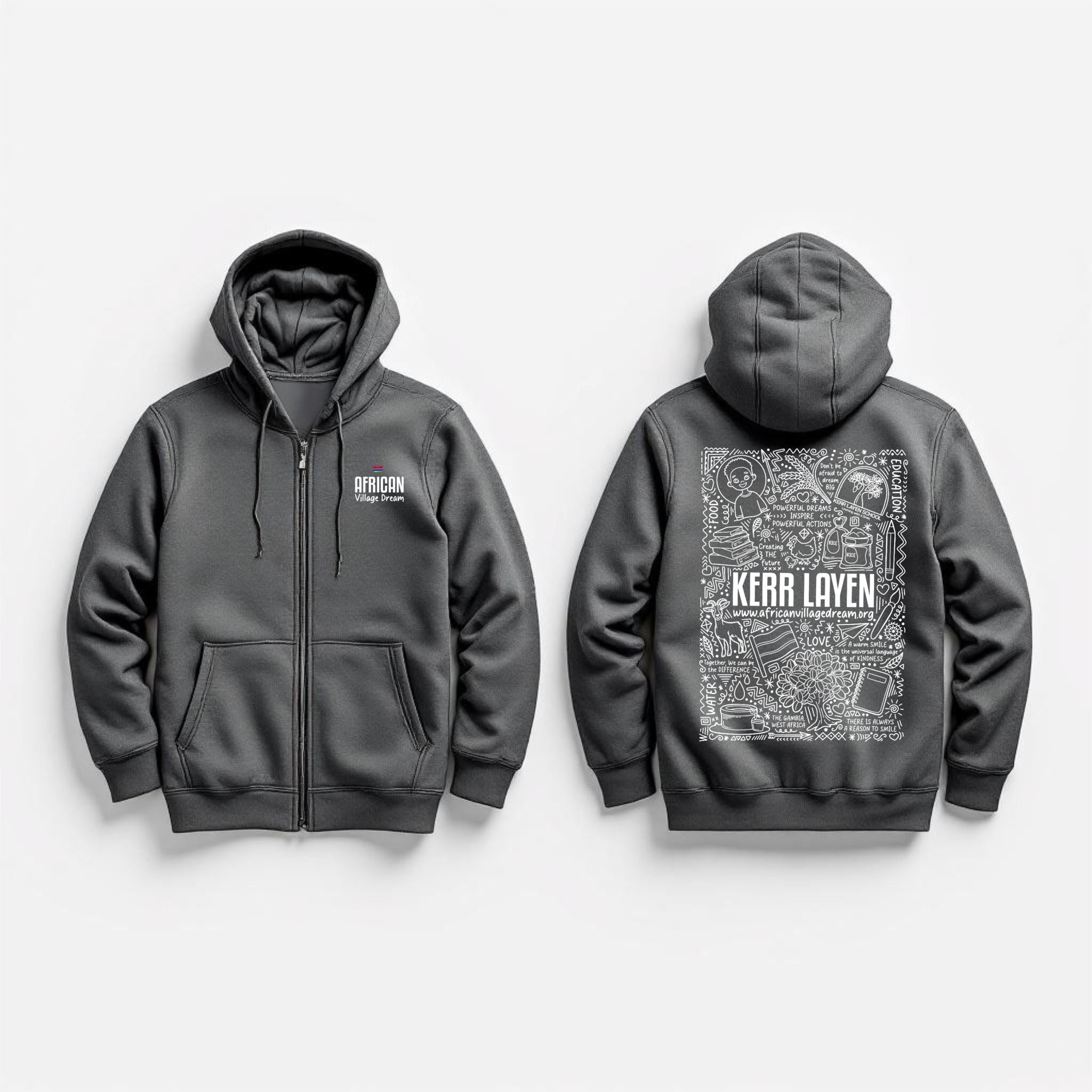 Adult Kerr Layen Zipped Hoodie